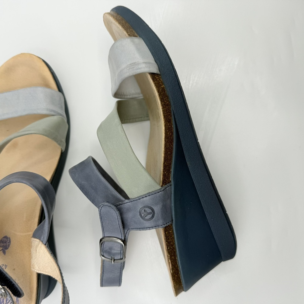 Wanda Panda Women Tamina 42 Leather Wedge‎ Sandals US 11 Spain Comfort - Picture 6 of 11
